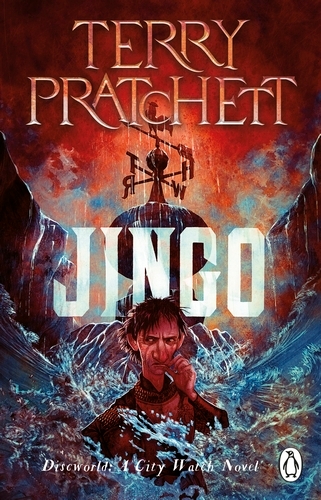 Book cover of Jingo by Terry Pratchett