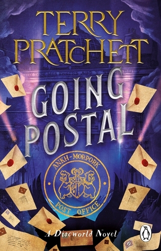 Book cover of Going Postal by Terry Pratchett