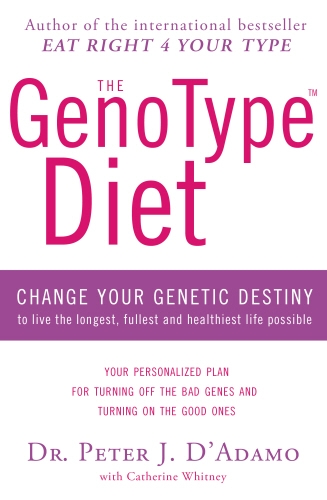 Book cover of The GenoType Diet by Peter D'Adamo, Catherine Whitney