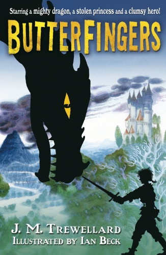 Book cover of Butterfingers by J M Trewellard