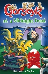 Book cover of Gargoylz at a Midnight Feast by Jan Burchett, Sara Vogler