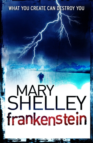 Book cover of Frankenstein by Mary Shelley