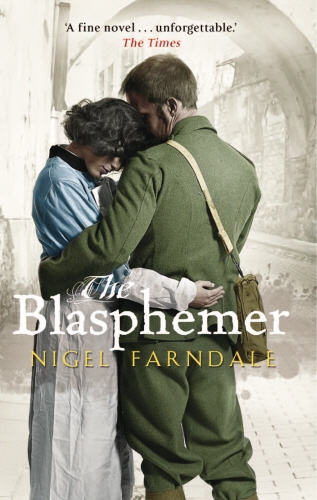 Book cover of The Blasphemer by Nigel Farndale