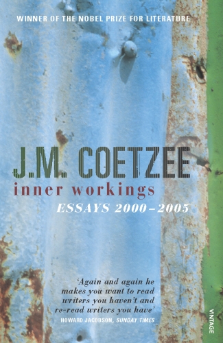 Book cover of Inner Workings by J M Coetzee