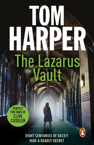 Book cover of The Lazarus Vault by Tom Harper