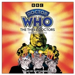 Book cover of Doctor Who: The Three Doctors by Terrance Dicks