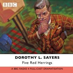 Book cover of Five Red Herrings by Dorothy L. Sayers