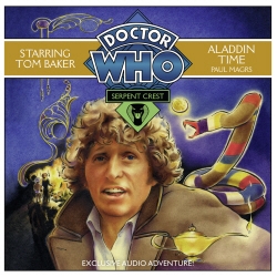 Book cover of Doctor Who Serpent Crest 3: Aladdin Time by Paul Magrs