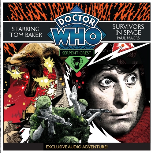 Book cover of Doctor Who Serpent Crest 5: Survivors In Space by Paul Magrs