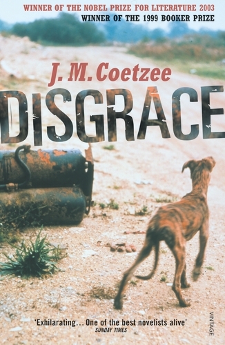 Book cover of Disgrace by J M Coetzee