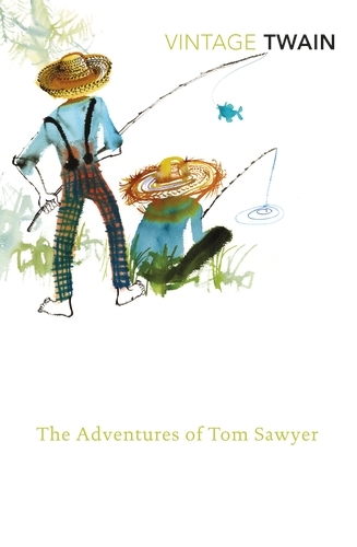 Book cover of The Adventures of Tom Sawyer by Mark Twain