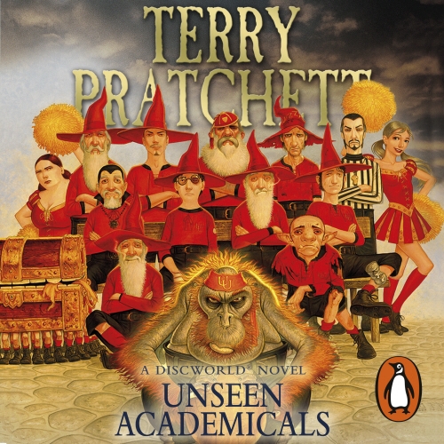 Book cover of Unseen Academicals by Terry Pratchett