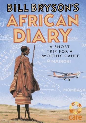 Book cover of Bill Bryson's African Diary by Bill Bryson