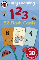 Book cover of Ladybird Early Learning: 123 flash cards by Ladybird