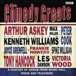 Book cover of The Comedy Greats by Russell Davis, Clive Coleman