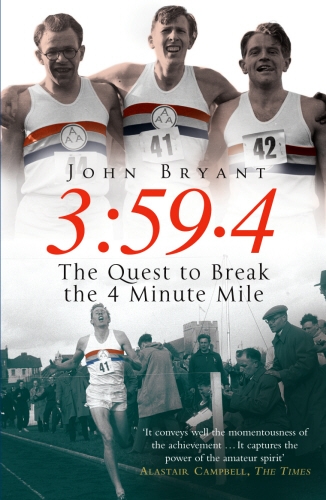 Book cover of 3:59.4 by John Bryant