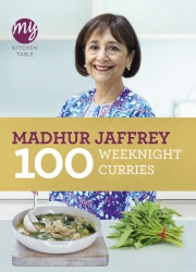 Book cover of My Kitchen Table: 100 Weeknight Curries by Madhur Jaffrey