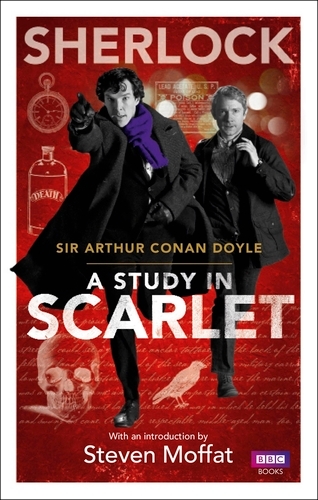 Book cover of Sherlock: A Study in Scarlet by Arthur Conan Doyle