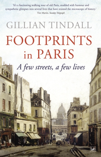 Book cover of Footprints in Paris by Gillian Tindall