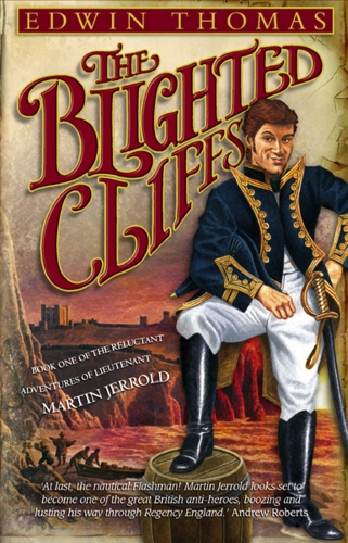Book cover of The Blighted Cliffs by Edwin Thomas
