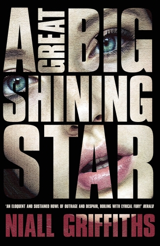 Book cover of A Great Big Shining Star by Niall Griffiths