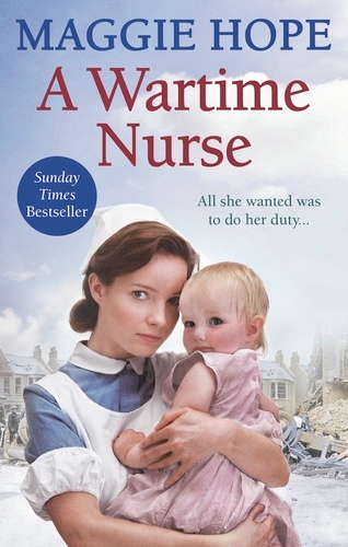 Book cover of A Wartime Nurse by Maggie Hope