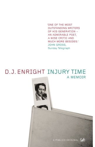Book cover of Injury Time by D. J. Enright