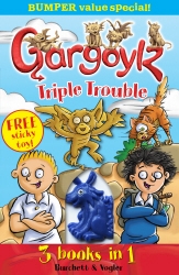 Book cover of Gargoylz Triple Trouble by Jan Burchett, Sara Vogler