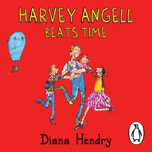Book cover of Harvey Angell Beats Time by Diana Hendry