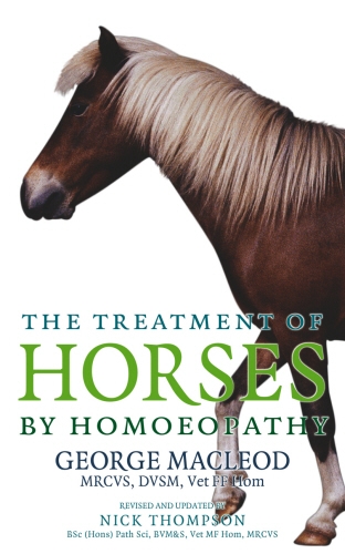 Book cover of The Treatment Of Horses By Homoeopathy by George Macleod