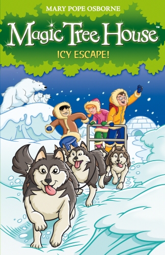 Book cover of Magic Tree House 12: Icy Escape! by Mary Pope Osborne