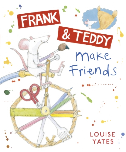 Book cover of Frank and Teddy Make Friends by Louise Yates