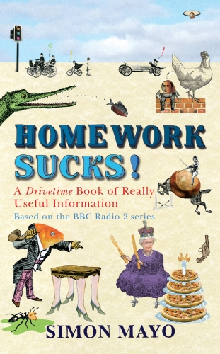Book cover of Homework Sucks! by Simon Mayo