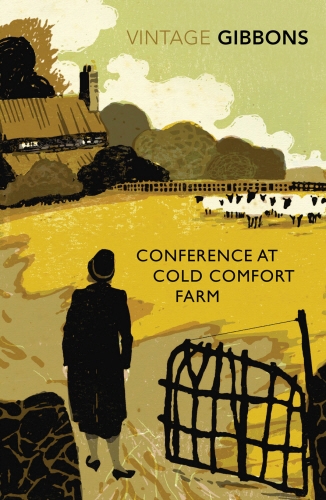 Book cover of Conference at Cold Comfort Farm by Stella Gibbons