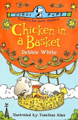Book cover of Chicken In A Basket by Debbie White