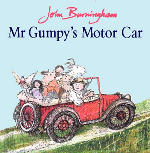 Book cover of Mr Gumpy's Motor Car by John Burningham