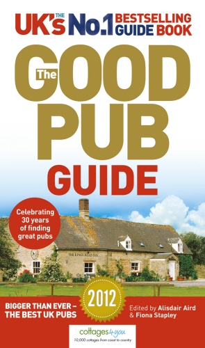 Book cover of The Good Pub Guide 2012 by Alisdair Aird, Fiona Stapley