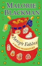 Book cover of Aesop's Fables: A Magic Beans Story by Malorie Blackman
