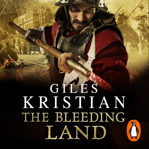 Book cover of The Bleeding Land by Giles Kristian