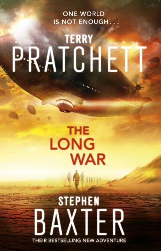 Book cover of The Long War by Terry Pratchett, Stephen Baxter