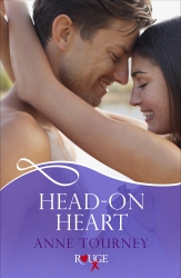 Book cover of Head-On Heart: A Rouge Erotic Romance by Anne Tourney