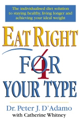 Book cover of Eat Right 4 Your Type by Peter D'Adamo, Catherine Whitney