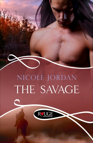 Book cover of The Savage: A Rouge Historical Romance by Nicole Jordan