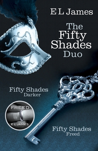 Book cover of Fifty Shades Duo: Fifty Shades Darker / Fifty Shades Freed by E L James
