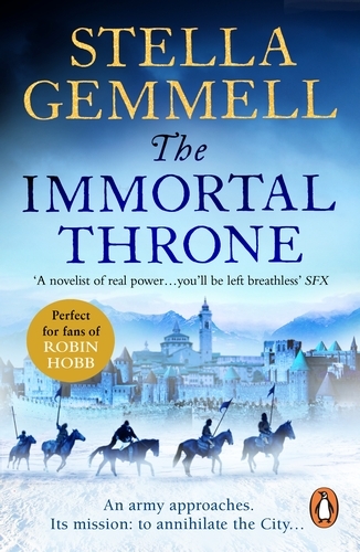 Book cover of The Immortal Throne by Stella Gemmell