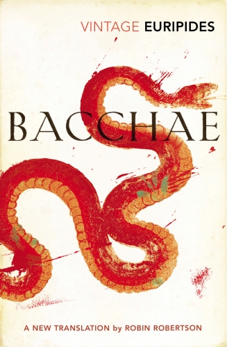 Book cover of Bacchae by Euripides