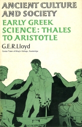 Book cover of Early Greek Science by G E R Lloyd