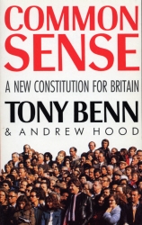 Book cover of Common Sense by Andrew Hood, Tony Benn