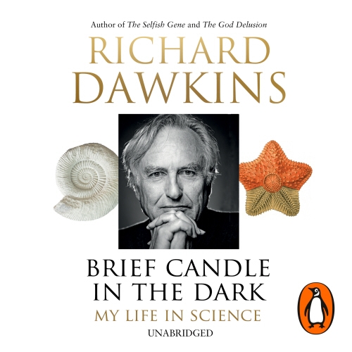 Book cover of Brief Candle in the Dark by Richard Dawkins