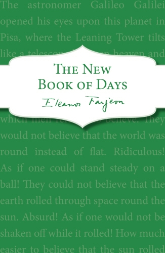 Book cover of The New Book of Days by Eleanor Farjeon